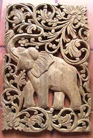 12 X 18 Natural Teak Wood Panel Wood Carving Designs Wood Carving Art Wood Carving Patterns