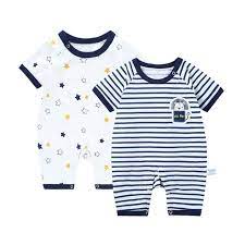 21 99us 2 Pcs Lot Jumpsuit Baby Boy Summer Romper Newborn Striped Baby Girl Clothes Rompers Short Sleeve Baby Boy Overalls For Newborns Baby Boy Overalls Bab Baby Boy Overalls Baby Boy Outfits Baby