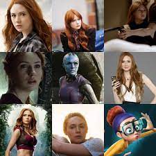 She first began acting with guest roles on television, before having her breakthrough for portraying amy pond. Karen Gillan On Twitter 10 Years Of Characters For You Happyhogmanay