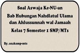 Check spelling or type a new query. Soal Aswaja Mts Kelas 7 Dan 8 Masnurul