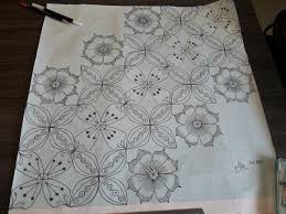 Daftar sketsa gambar batik bunga sederhana. My New Pattern For Batik Tulis Inspired By Kawung Classical Pattern From Java Pola Kain Perca Kain Objek Gambar