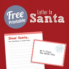 Free download & print printable letter to santa claus envelope template cute santa. Letter To Santa Free Printable The Craft Train