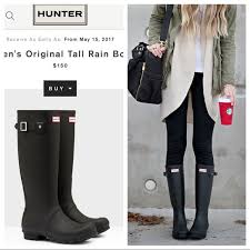 Along with its selection of rainboots, it offers sneakers, ballet flats. Hunter Shoes Hunter Original Matte Black Tall Boots Poshmark