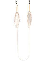 Never lose your sunglasses again with a gold sunglasses chain. Shop Frame Chain Disco Drop Sunglasses Chain With Express Delivery Farfetch