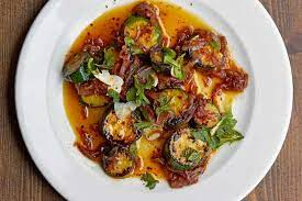 This recipe makes the most of the more autumnal ingredient of pumpkin, which adds a nice sweetness to the cheese. 52 Vegetarian Entertaining Recipes For Vegetarian Dinner Party Ideas Olivemagazine