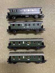 meruk Lynn HO gauge 2 axis passenger car 4 both set : Real Yahoo auction  salling