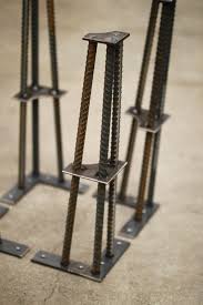 16 Metal Table Leg Set Of 4 Legs Rebar By Nakedmetalstudio On Etsy Industrial Metal Table Legs Industrial Table Legs Metal Table Legs