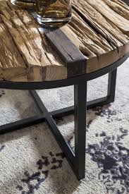 Wl5 362 Wohnling Couchtisch Rund Bellary Aus Recyceltem Sleeper Wood Und Eisen Wohnzimmer Fernsehen Metall Holz Ablage Wohnen W Ev Icin Tasarim Fikirler