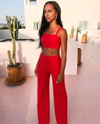 sarah.kehrer is lookin killa in our Jesson red co-ord ❤️ Online now ~ Tap  to buy
