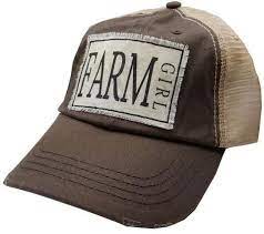 Farm Girl Womens Hats Baseball Womens Baseball Cap Girl Trucker