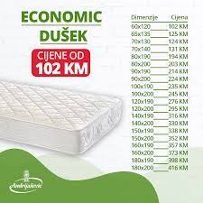 Svakog meseca su aktuelni popusti do 50% na pojedinim kategorijama dušeka. Andrijasevic Duseci Bosna I Hercegovina Economic Dusek Online Narudzbu Mozete Izvrsiti Na Linku Https Www Andrijasevic Ba Proizvod Economic Dusek Ukoliko Tragate Za Dusekom Srednje Cvrstoce Koji Je Izuzetno Udoban I Kvalitetan Onda