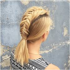 The dutch fishtail version uses the underhand approach to make your braid stand out with a defined lift rather than blending in with surrounding hair like a traditional fishtail braid. Amazing Mohawk Fishtail Braid For Short Hair Bmodish Society19