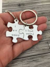 A cozy blanket is a great gift for just about any couple. I Am Weird I Love Weird Couples Keychains Couples Gift Ideas Puzzle Piece Keychains Anniversary Gift Hand Stamped Boyfriend Gifts Couple Gifts Cute Gifts