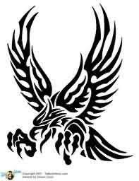 Black And White Eagle Tattoo Designs Celtic Eagle Tattoo Designs Eagle Tattoo Tribal Tattoos Tribal Eagle Tattoo