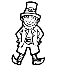 Classic Leprechaun Costume For Parade Coloring Page St Patrick S Day Crafts Drawing Lessons For Kids Leprechaun