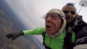Herman: Georgetown centenarian's birthday skydive ties U.S. record