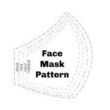 Sew the curve line of the face mask. Pin On Hints
