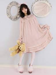 ankrouge 市川美織コラボワンピース ank rouge アンクルージュ のワンピース ファッション通販 ailand アイランド ロリータスタイル 市川美織 ロリータファッション