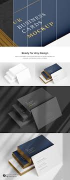 Free psd flat two piece business card mockup. Uk Business Cards Mockup 08 In Stationery Mockups On Yellow Images Creative Store