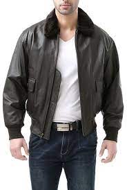 Men S Navy G 1 Cow Hide Leather Jacket Flight Bomber Jacket Leather Jacket Leather Jacket Men Leather Flight Jacket