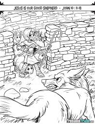 The devil said, if you are the son of god, tell these rocks to become bread.. Life Of Jesus Coloring And Activity Book Freelance Fridge Illustration Character Development