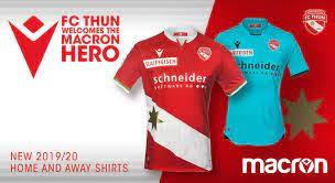 Die fanartikel vom fc thun berner oberland kannst du hier im offiziellen webshop bestellen und bequem zu dir nach hause liefern lassen. Macron Fc Thun Unveil Their New 2019 20 Home Away Kits