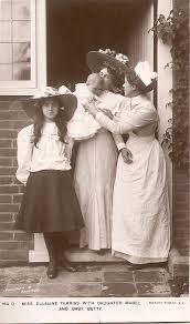 Ellaline Terriss Daughter Mabel Baby Betty And Nursemaid Photo Old Photography Vintage Photographs