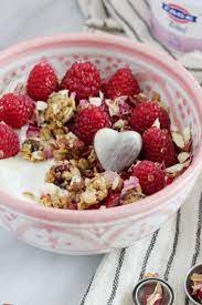 Yogurt Bowl With Raspberry Rose Compote Recipe Yogurt Bowl Pinterest Recipes Food