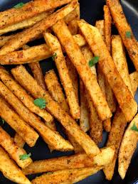 French fries (called chips in the united kingdom, ireland and commonwealth, french fried potatoes or just fries in north america), are a type of food made out of potatoes that originated in belgium. Masala French Fries Recipe Indian Veggie Delight
