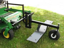 Perhaps, you can decide to dethatch the lawn using a mower with an attachment. Zero Turn Lawn Dethatcher Without Mount