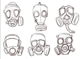 Gas masks can be drawn by adding a nice little elephant nose tube. Gas Mask Drawing At Paintingvalley Com Explore Collection Of Gas Mask Drawing