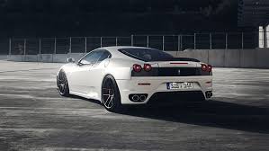 F430 Peal White Adv 1 Ferrari F430 Ferrari Cars