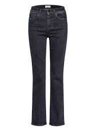 Lady high waist denim jeans flared bell bottoms wide leg pants stretch trousers. Flared Jeans Leaf Von Closed Bei Breuninger Kaufen