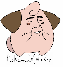 Pokemon X Nic Cage Nicholas Cage Face Nicholas Cage Funny Pokemon Funny