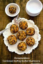 We are at home on the morning of thanksgiving to cook one of my favorite crowd pleasers, bacon cornbread stuffed mushrooms. Thanksgiving Leftovers Cornbread Stuffing Stuffed Mushrooms Toot Sweet 4 Two