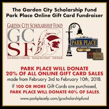 We did not find results for: Park Place Restaurant Hosting Online Gift Card Fundraiser For Gcsf Garden City Scholarship Fund