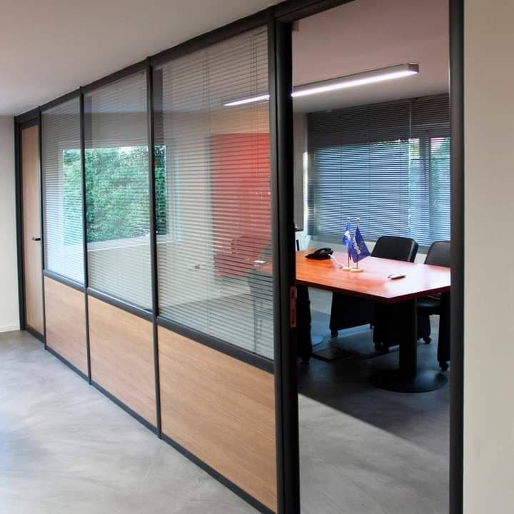 Premium Aluminum & Glass Office Cabin Partition product image
