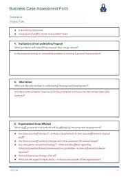 Our free business case template provides a sound foundation for developing the business case for your next project. Business Case Justification Template