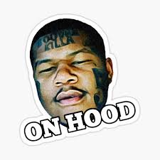 "Crip Mac ON HOOD" Sticker for Sale by Uptown-NYC