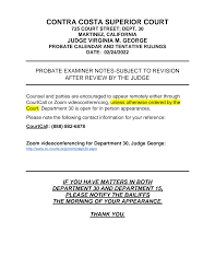 CONTRA COSTA SUPERIOR COURT