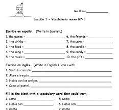 spanish archives my life a work in progress spanish lessons spanish worksheets spanish adjectives
