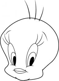Printabel Coloring Pages Tweety Bird Printable Coloring Pages For Kids Tweety Bird Drawing Bird Coloring Pages Cartoon Coloring Pages