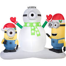 Maybe you would like to learn more about one of these? 7 Airblown Inflatable Minions Building A Snowman Scene Universal Christmas Inflatable Walmart Com Walmart Com