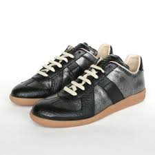 Black And Silver Shoes Maison Martin Margiela Black Silver Shoes Replica 70 S Trainer Sneakers 40 7 New Silver Shoes Trainer Sneakers Sneakers