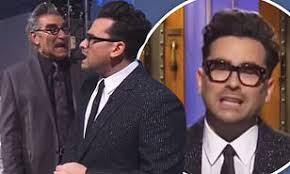 In a surprise to no one, schitt's creek's dan. Saturday Night Live Schitt S Creek Star Dan Levy Reunites With Father Eugene Levy On His Debut Daily Mail Online