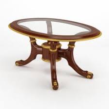 Mid century modern marble coffee table with drawer living room. Distressed Oval Coffee Table 3d Models Stlfinder