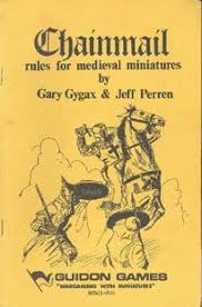 Chainmail Released In 1971 Gary Gygax S Earliest Game That Had Some Glimmerings Of The Dungeons And Dragons Miniatures Dragon Miniatures Dungeons And Dragons