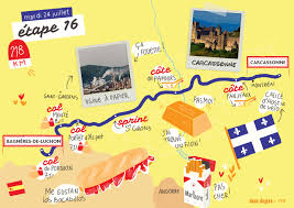 Cette étape marque l'entrée de la caravane et des coureurs dans les pyrénées. Etape 16 Carcassonne Bagneres De Luchon Deux Degres Dans La Roue Du Tour