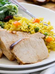 Place tenderloin on rack in shallow roasting pan or on a lightly greased rack placed on a baking sheet and baste with half of the basting glaze. Lemon Garlic Pork Tenderloin I Wash You Dry