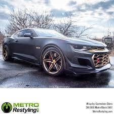 Black And Gold Motorcycle Wrap 3m 2080 Matte Black Car Wrap Vinyl Metro Restyling Matte Black Cars Black Car Matte Black